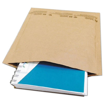 Universal® Natural Self-seal Cushioned Mailer, #2, Barrier Bubble Lining, Self-adhesive Closure, 8.5 X 12, Natural Kraft, 100-carton freeshipping - TVN Wholesale